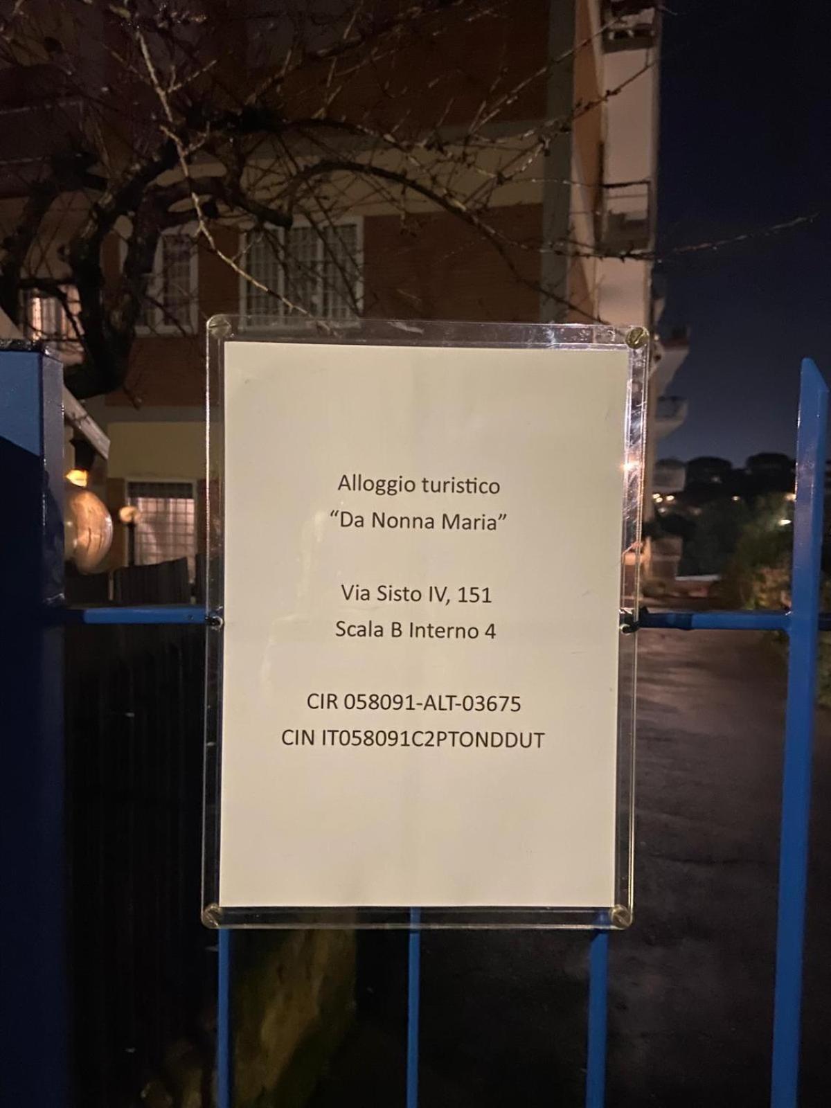 Appartement Da Nonna Maria à Rome Extérieur photo